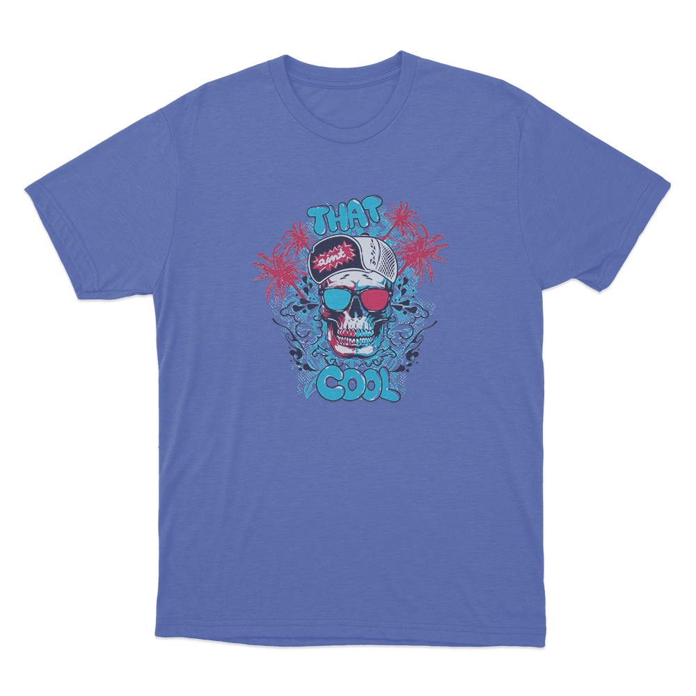 Red Evil Eye Skull Print Unisex T Shirt Blue Red Evil Eye Skull Print Unisex T Shirt Blue