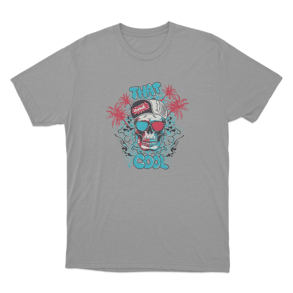 Red Evil Eye Skull Print Unisex T Shirt Grey Red Evil Eye Skull Print Unisex T Shirt Grey