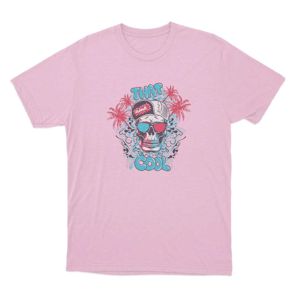 Red Evil Eye Skull Print Unisex T Shirt Pink Red Evil Eye Skull Print Unisex T Shirt Pink