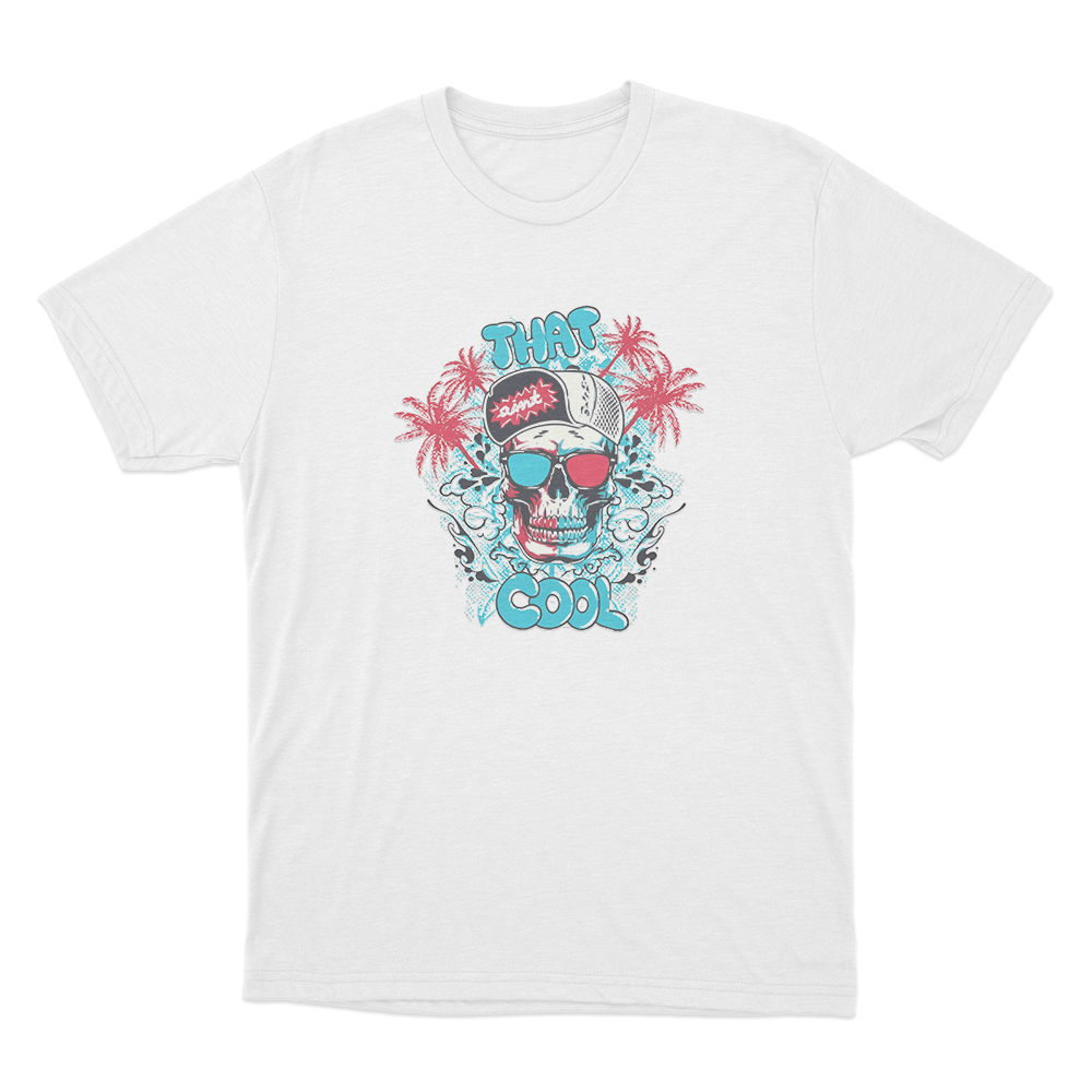 Red Evil Eye Skull Print Unisex T Shirt White Red Evil Eye Skull Print Unisex T Shirt White