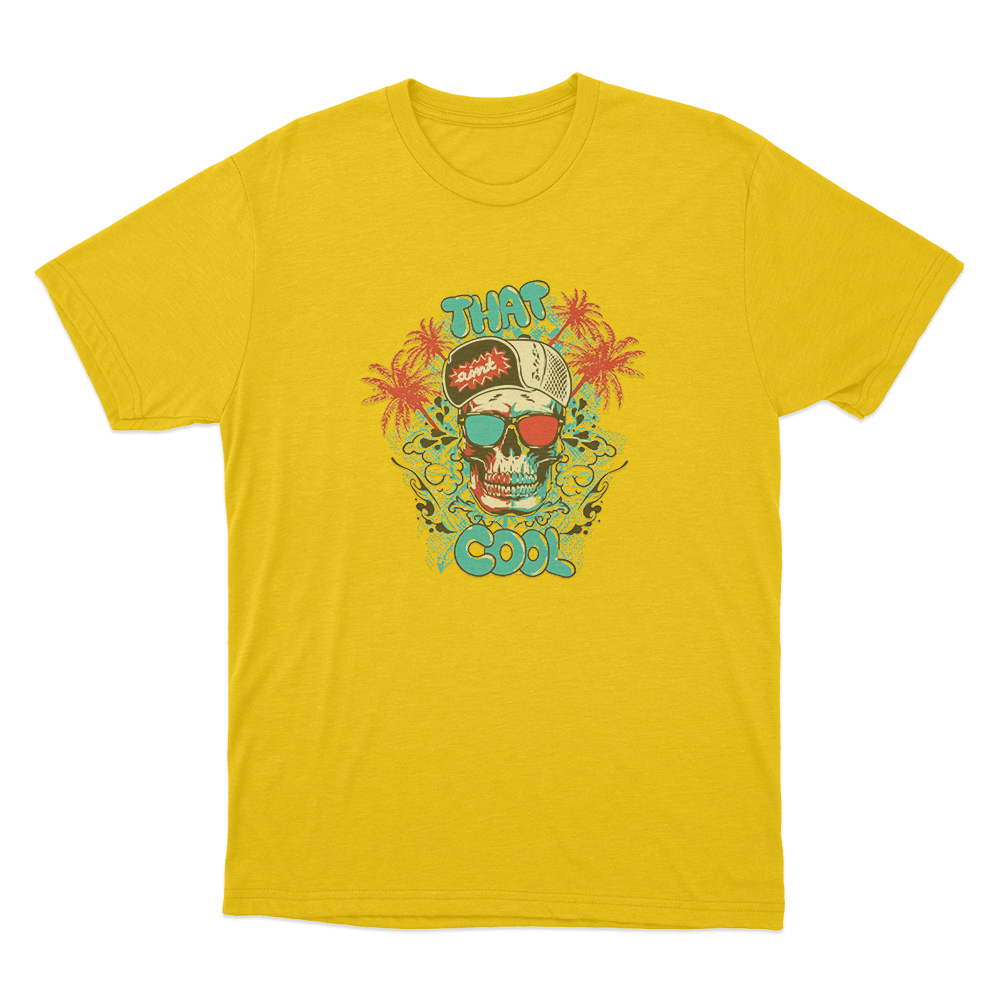Red Evil Eye Skull Print Unisex T Shirt Yellow Red Evil Eye Skull Print Unisex T Shirt Yellow